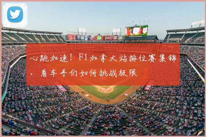 心跳加速！F1加拿大站排位赛集锦，看车手们如何挑战极限